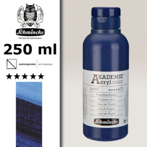 447 - Blu Di Prussia Colore Acrilico 250 ML Akademie Schmincke