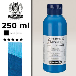 449 - Blu Ceruleo Colore Acrilico 250 ML Akademie Schmincke