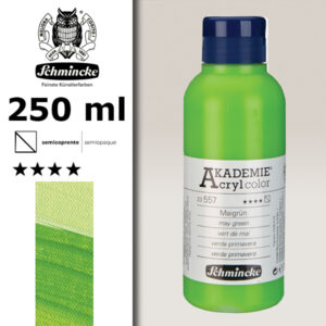 557 - Verde Primavera Colore Acrilico 250 ML Akademie Schmincke