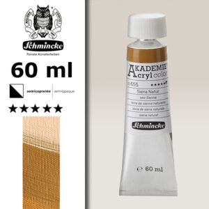 655 - Terra De Siena Naturale Colore Acrilico 60 ML Akademie Schmincke