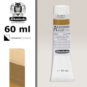 656 Terra D'Ombra Nat. Chiara Colore Acrilico 60 ML Akademie Schmincke