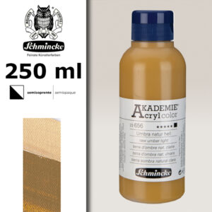 656 - Terra D'Ombra Nat. Chiara Colore Acrilico 250 ML Akademie Schmincke