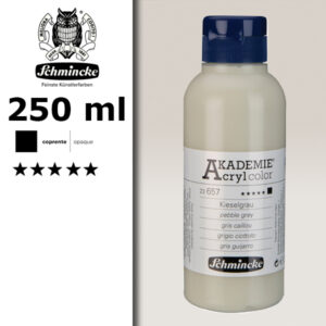 657 - Grigio Ciottolo Colore Acrilico 250 ML Akademie Schmincke
