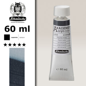 658 - Grigio Di Payne Colore Acrilico 60 ML Akademie Schmincke