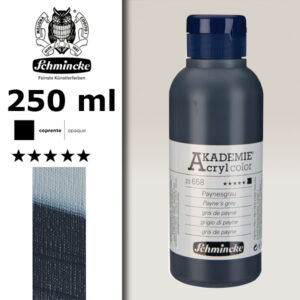 658 - Grigio Di Payne Colore Acrilico 250 ML Akademie Schmincke