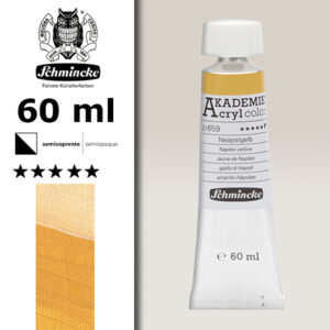 659 - Giallo Di Napoli Colore Acrilico 60 ML Akademie Schmincke