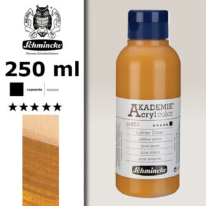 661 - Ocra Chiara Colore Acrilico 250 ML Akademie Schmincke