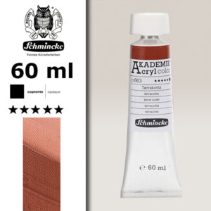 663 - Terracotta Colore Acrilico 60 ML Akademie Schmincke