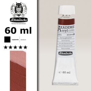 665 - Terra Di Siena Bruciata Colore Acrilico 60 ML Akademie Schmincke