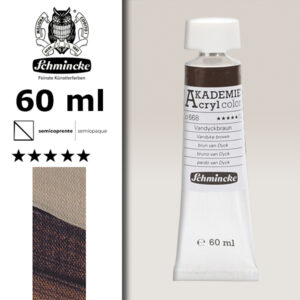 668 - Bruno Van Dyck Colore Acrilico 60 ML Akademie Schmincke