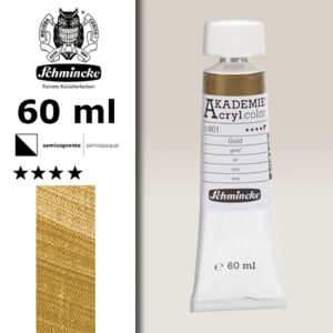 801 - Oro Colore Acrilico 60 ML Akademie Schmincke