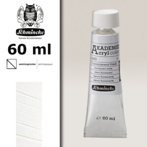 840 - Bianco Fluorescente Colore Acrilico 60 ML Akademie Schmincke