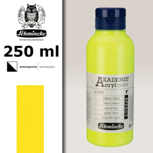 845 - Giallo Neon Colore Acrilico 250 ML Akademie Schmincke