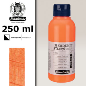 850 - Arancio Neon Colore Acrilico 250 ML Akademie Schmincke
