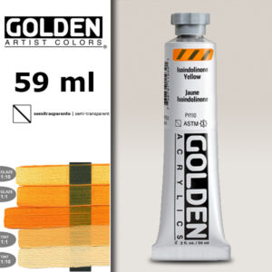 G017 - 1193 Giallo Isoindolinone S6 Acrilico Extra Fine Heavy Body 59 ML Golden