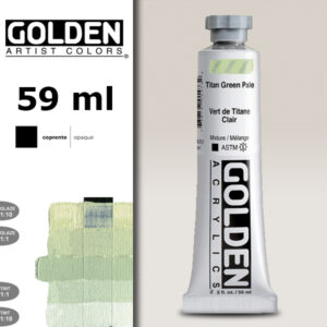 G082 - 1371 Verde di Titanio S1 Acrilico Extra Fine Heavy Body 59 ML Golden