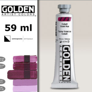 G042 - 1465 Viola Cobalto S3 Acrilico Extra Fine Heavy Body 59 ML Golden