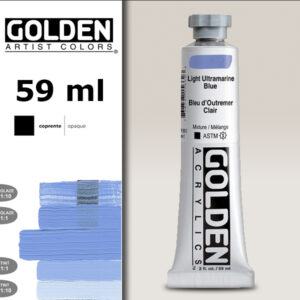 G049 - 1566 Blu Oltremare Chiaro S2 Acrilico Extra Fine Heavy Body 59 ML Golden