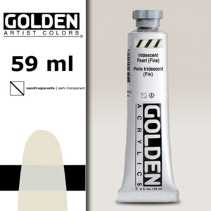 G127 - 4020 Perla Iridescente Fine S4 Acrilico Extra Fine Heavy Body 59 ML Golden