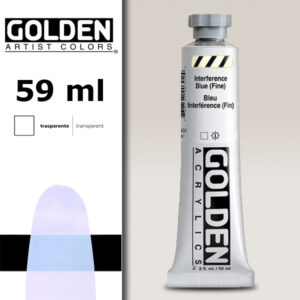 G140 - 4030 Blu Interferenza Fine S7 Acrilico Extra Fine Heavy Body 59 ML Golden