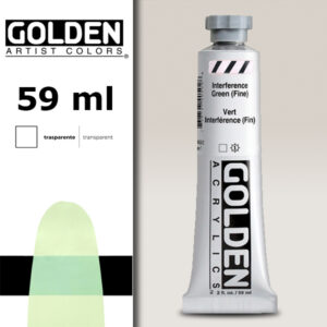 G141 - 4050 Verde Interferenza S7 Acrilico Extra Fine Heavy Body 59 ML Golden