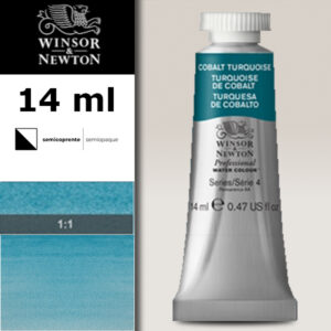 190 - Turchese di cobalto 14 ML Acquerello Professional Winsor e Newton