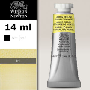 347 - Giallo limone - Nickel titanato 14 ML Acquerello Professional Winsor e Newton