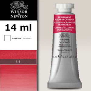 466 - Cremisi d'alizarina permanente 14 ML Acquerello Professional Winsor e Newton
