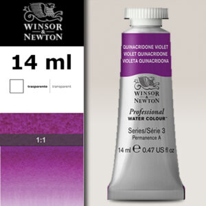 550 - Violetto quinacridone 14 ML Acquerello Professional Winsor e Newton