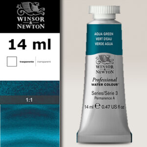 697 - Verde acqua 14 ML Acquerello Professional Winsor e Newton