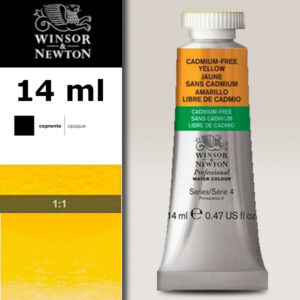890 - Giallo privo di cadmio 14 ML Acquerello Professional Winsor e Newton