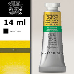 907 - Giallo chiaro privo di cadmio 14 ML Acquerello Professional Winsor e Newton