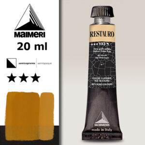 133 - Ocra gialla pallida Colori a Vernice 20 ML Restauro Maimeri