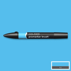 B137 - Sky Blue Promarker Brush Winsor e Newton
