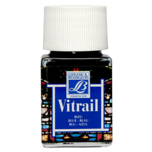 025 - Blu 50 ML Colori per Vetro e Ceramica Vitrail Lefranc Bourgeois