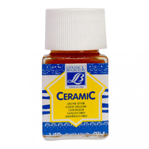 176 - Giallo oro 50 ML Colori per Vetro e Ceramica Ceramic Lefranc Bourgeois