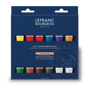 Set 12 Tubi da 20 ML Acrilico Fine Lefranc Bourgeois