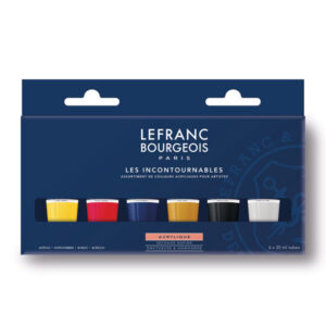 Set 6 Tubi da 20 ML Acrilico Fine Lefranc Bourgeois