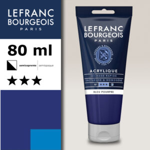 045 - Blu porpora 80 ML Acrilico Fine Lefranc Bourgeois