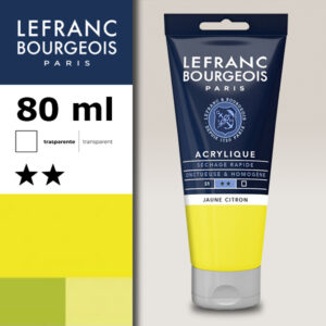 169 - Giallo limone 80 ML Acrilico Fine Lefranc Bourgeois