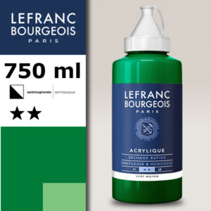 561 - Verde medio 750 ML Acrilico Fine Lefranc Bourgeois