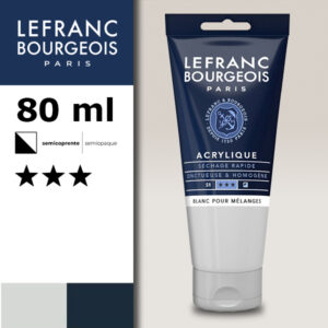800 - Bianco per mescolanze 80 ML Acrilico Fine Lefranc Bourgeois