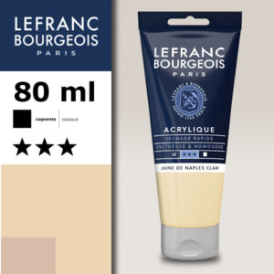 887 - Giallo di Napoli chiaro 80 ML Acrilico Fine Lefranc Bourgeois