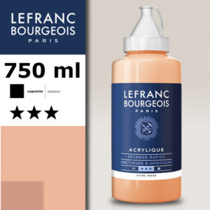 817 - Ocra rosa 750 ML Acrilico Fine Lefranc Bourgeois
