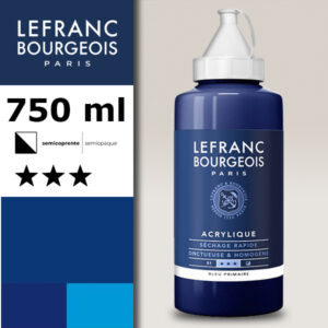 063 - Blu primario 750 ML Acrilico Fine Lefranc Bourgeois