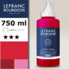 437 - Rosso primario 750 ML Acrilico Fine Lefranc Bourgeois