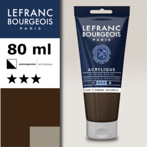 478 - Terra d'ombra naturale 80 ML Acrilico Fine Lefranc Bourgeois