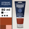306 - Ocra rossa 80 ML Acrilico Fine Lefranc Bourgeois