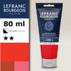 393 - Rosso vermiglione 80 ML Acrilico Fine Lefranc Bourgeois