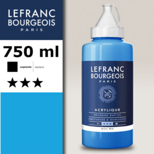 067 - Blu rex 750 ML Acrilico Fine Lefranc Bourgeois